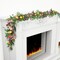 6FT Artificial Floral Garland – Tulip Wreath with Butterfly, Lavender & Eucalyptus for Front Door, Wall, Window, Farmhouse, Party & Holiday Home Decor
